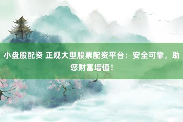 小盘股配资 正规大型股票配资平台：安全可靠，助您财富增值！